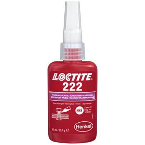 Loctite Schraubensicherung 195743, 222, niedrigfest, violett, wasserfest, 50ml