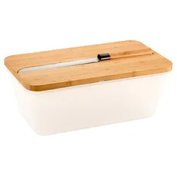 Kesper Brotbox inkl. Messer - B/H/T ca. 20.00x15.50x34.80