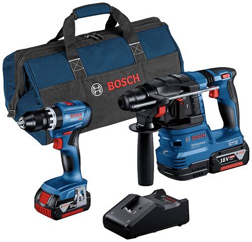 Bosch Professional 0615A50039 Werkzeugset Akkugeräte, Handwerker, Heimwerker, Sanitär, Profi