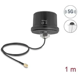 Delock 5G LTE GNSS WiFi 6 Antenne SMA Stecker 1,9 - 3,3 dBi (5G, WLAN), Netzwerkantenne