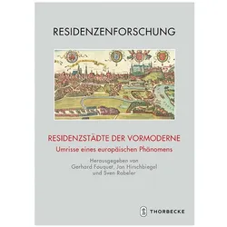 Residenzstädte der Vormoderne, Fachbücher von Gerhard Hirschbiegel Fouquet, Gerhard Fouquet, Sven Rabeler, Jan Hirschbiegel