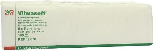 Vliwasoft Vlieskompressen 5x5 cm unsteril 6l.
