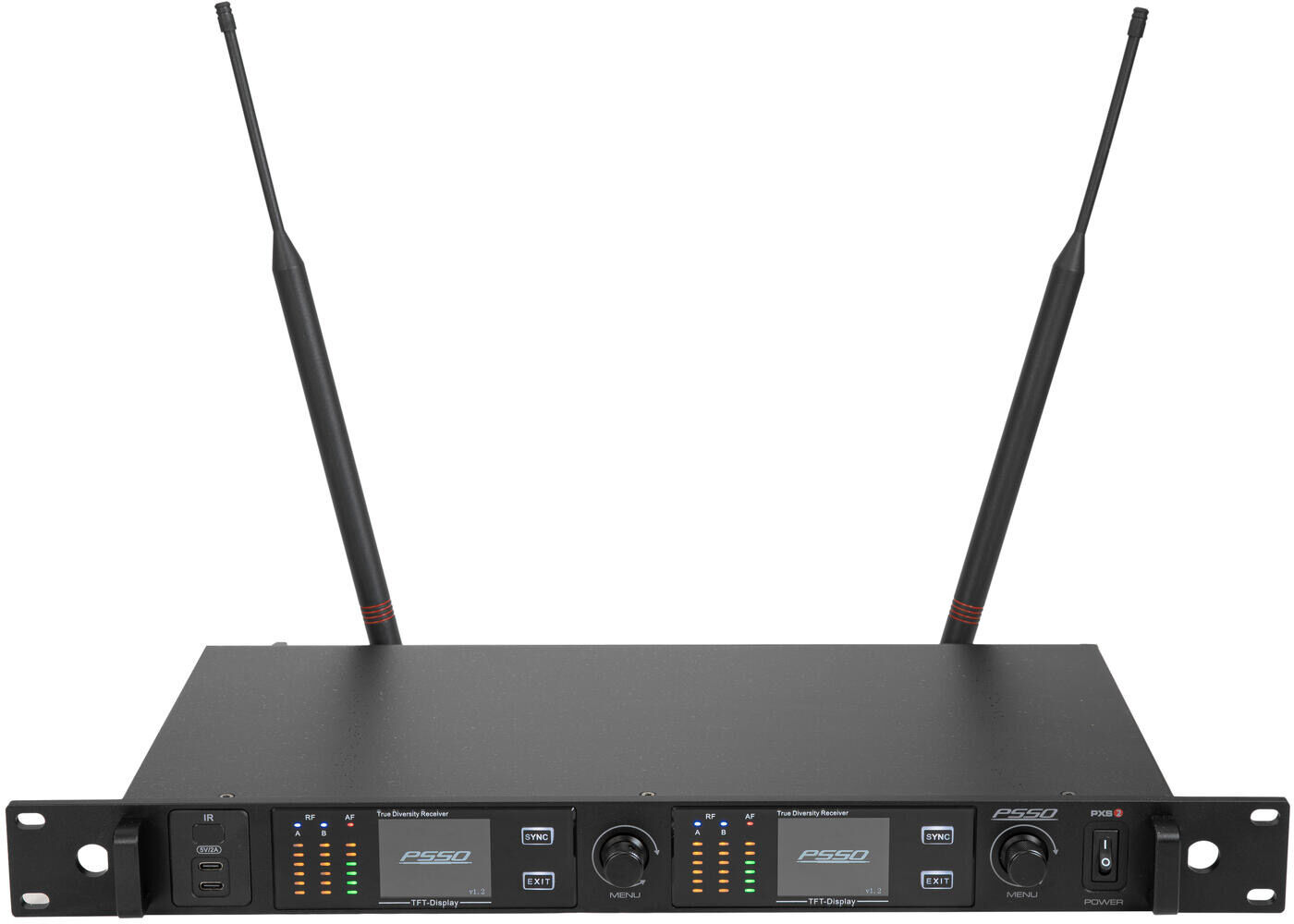 PSSO Pxs Two 2-Kanal True Diversity Empfänger 640-690 Mhz