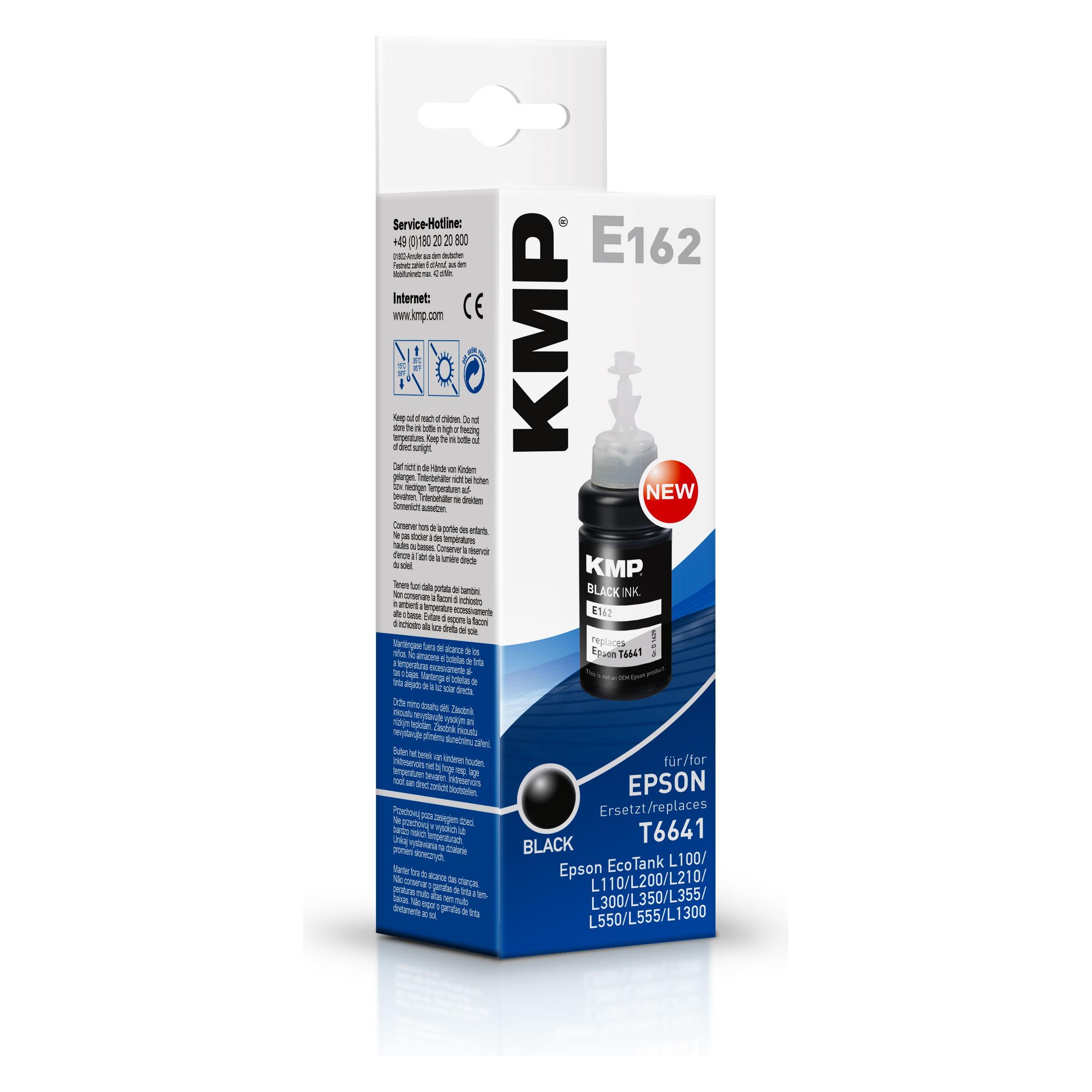 KMP Tinte ersetzt T6641 (BK) (1629,0001)