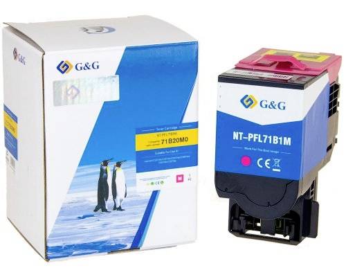G&G Toner ersetzt Lexmark 71B20M0 Kompatibel Magenta 2300 Seiten NT-PFL71B1M