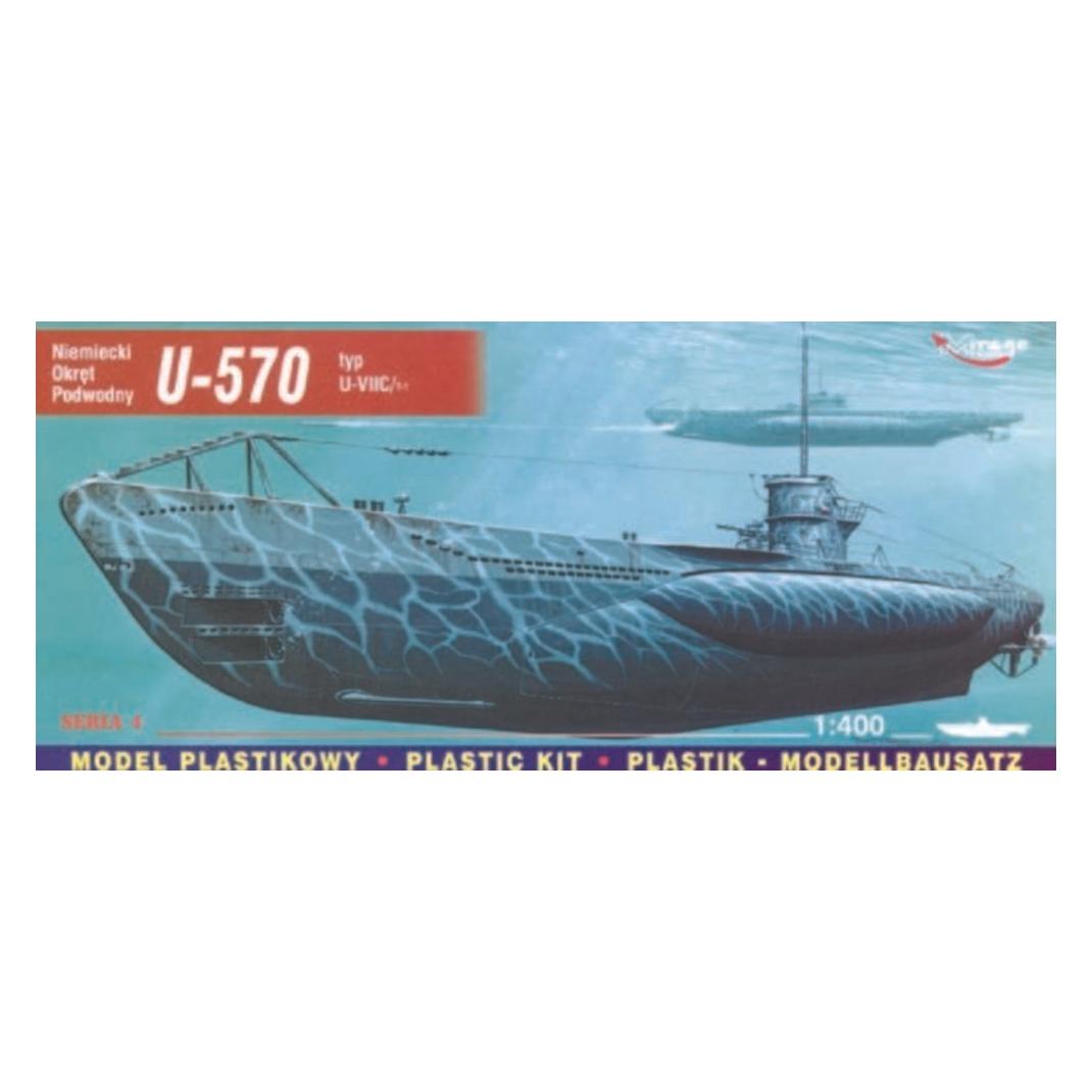 Mirage Hobby Deutsches U-Boot U 570 Typ VII C Turm I (40411)