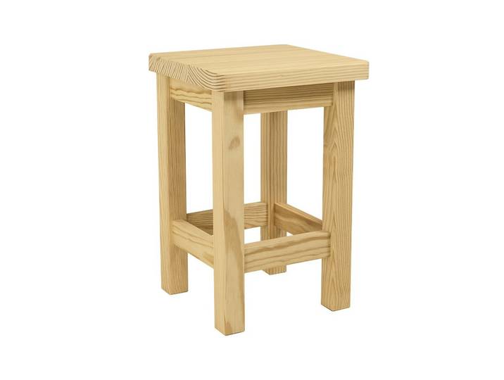 Tabouret en bois droit Miel