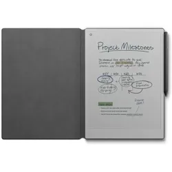 reMarkable BookFolio Pro Leather Black (reMarkable Paper Pro), eReader Hülle, Schwarz