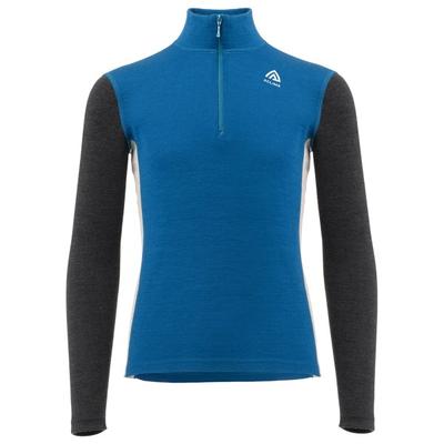 Aclima - Warmwool Mock Neck Junior - Merinounterwäsche Gr 160 blau