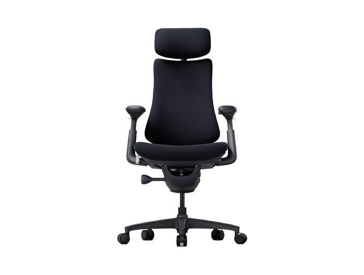 Ergonomischer Bürostuhl LIBERNOVO OMNI DYNAMIC Stoff schwarz