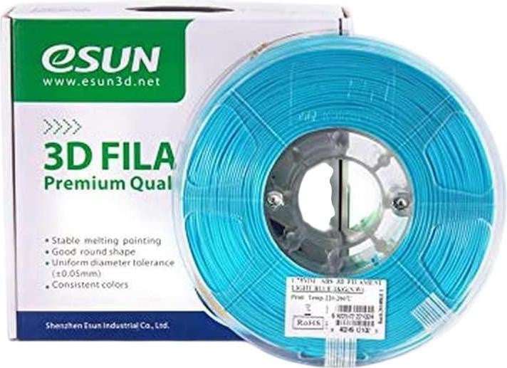 eSUN PLA+ filament spoel, 1 kg, 1.75 mm, lichtblauw
