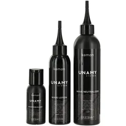 Kemon, Beauty Geschenkset, Unamy System Wave Set Wave Equalizer 50 Ml Wave Lotion 150 Ml Wave Neutralizer 250 Ml (Haarpflege Set)