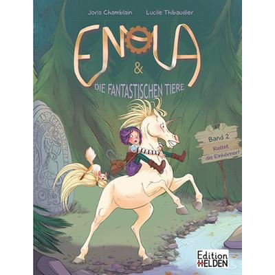 Enola & die fantastischen Tiere, Gebundene Ausgabe von Joris Chamblain, Edition Helden, 978-3-949866-06-7