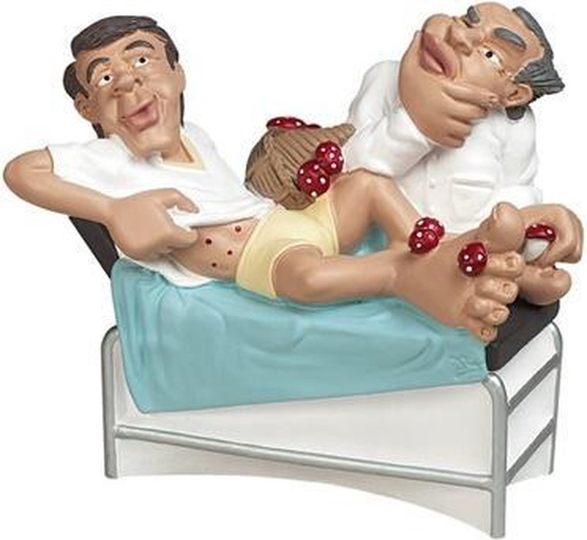 MadDeco Antartidee Beeldje Dermatoloog Arts Italiaans Design voor Volwassenen Tafeldecoratie