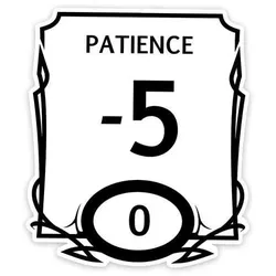 Crit Stones Stat Block Patience Sticker