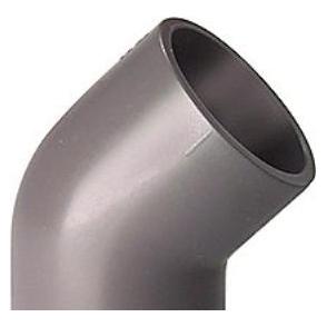 Georg Fischer PVC vinkel 45° 75mm - 721.150.112 +gf+ (721150112)