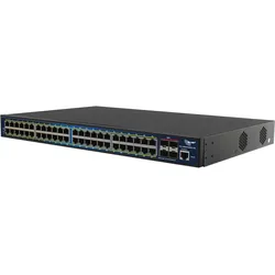 Allnet Switch full managed Layer2+ 52 Port &bull 48x GbE &bull PoE Budget 850W &bull 48x PoE at &bul (52 Ports), Netzwerk Switch, Schwarz