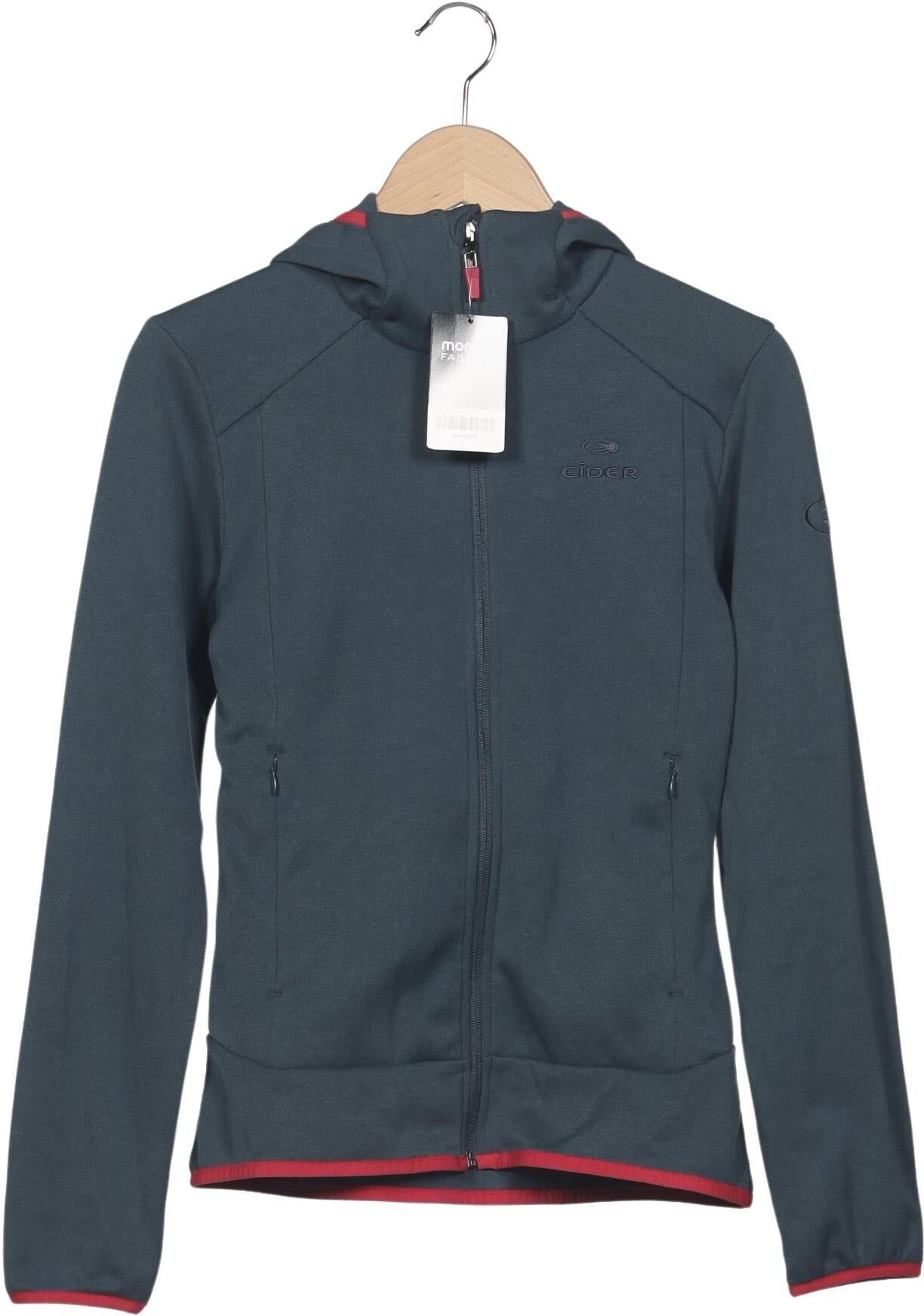 Eider Damen Kapuzenpullover, Grau, Gr. EU 36, kein / Etikett - Second Hand