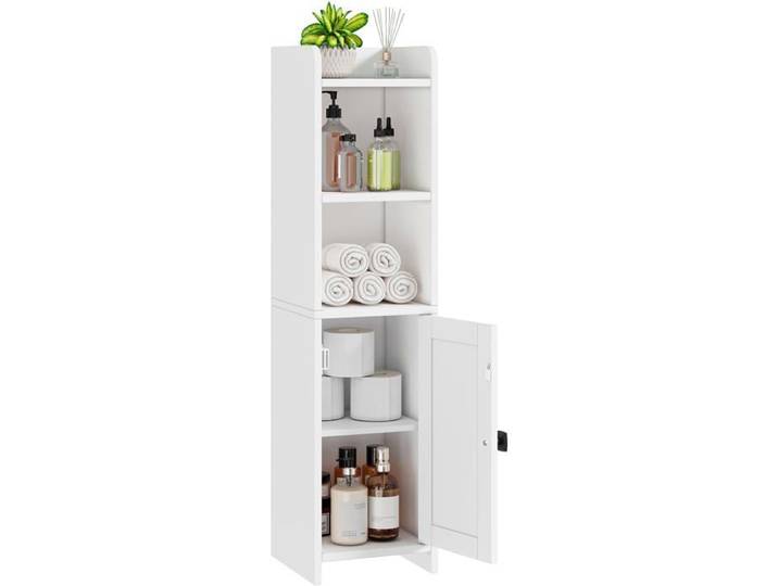 Small Corner Bathroom Storage Cabinet 20 x 20 x 80 cm
