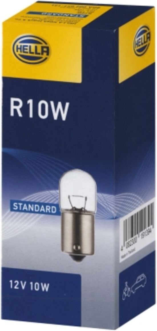 Hella Lampadina R10W Standard 12V, 10W, 10 pezzo
