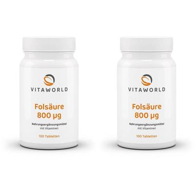 Folsäure 800 µg Tabletten 2x 2x100 St