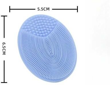 Inspired Finds Soft Silicone Facial Cleansing Brush & Face Massager For Deep Cleansing blue