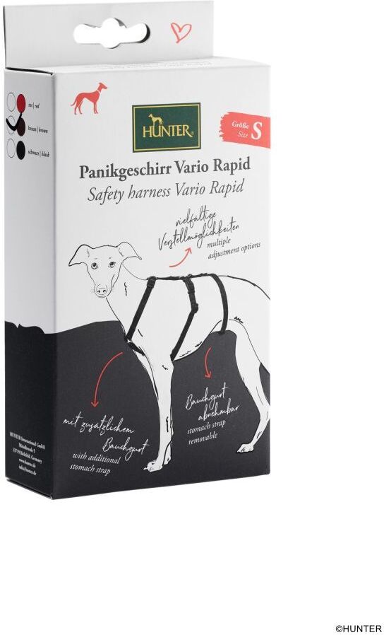 DOG SPORT HUNTER Sicherheitsgeschirr Vario Rapid XS-S, braun
