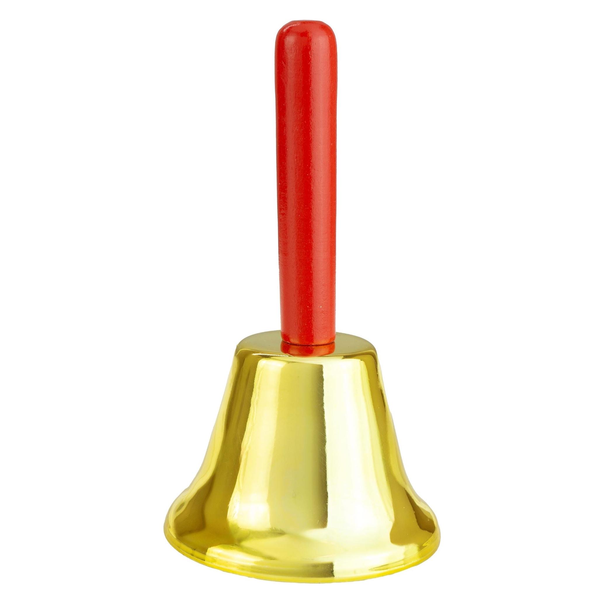 Widmann Glocke mit rotem Holzgriff ca. 15cm Weihnachtsglocke (21131)