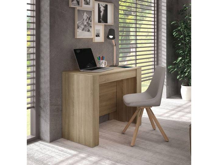 Console extensible 51/237x90x78 cm en bois décor chêne