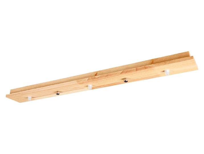 Decken Baldachin für 3 Kabel natur