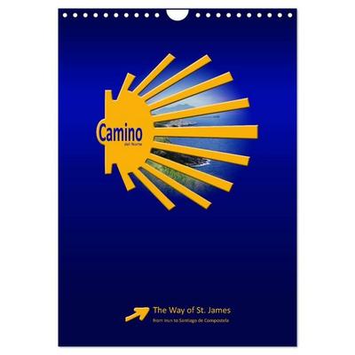 Camino del norte / UK-Version (Wall Calendar 2027 DIN A4 portrait), CALVENDO 12 Month Wall Calendar