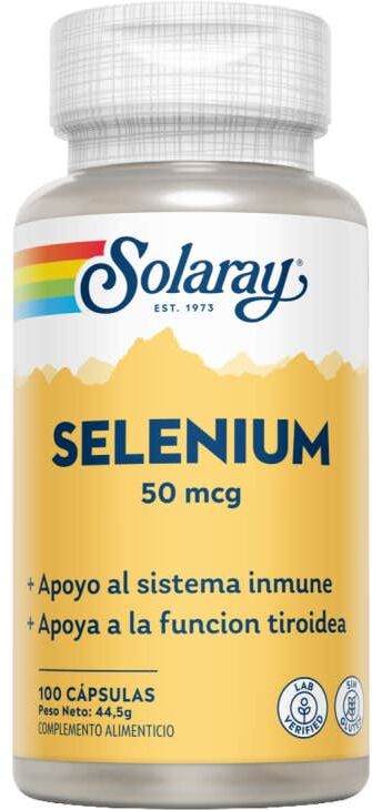 SOLARAY Selenium 50mcg 100 caps