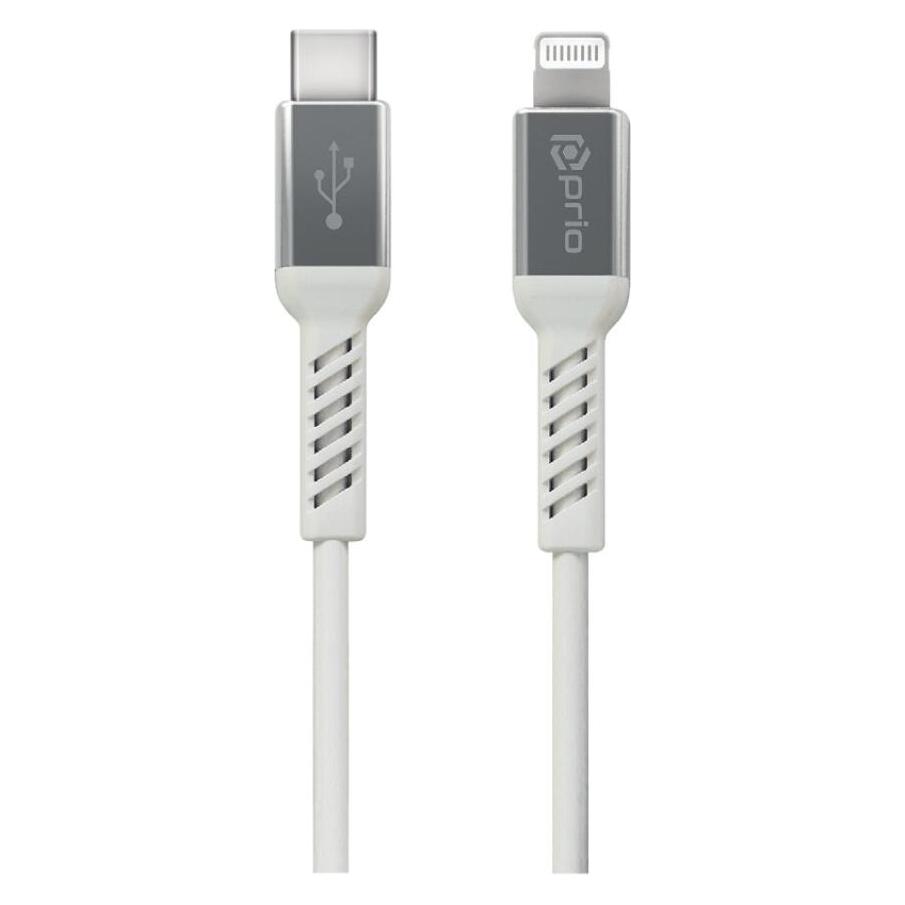 prio Lade- Charge & Sync USB C auf Lightning Mfi -zertifiziert 1,2 m weiss (1.20 m) (PCA-1133)