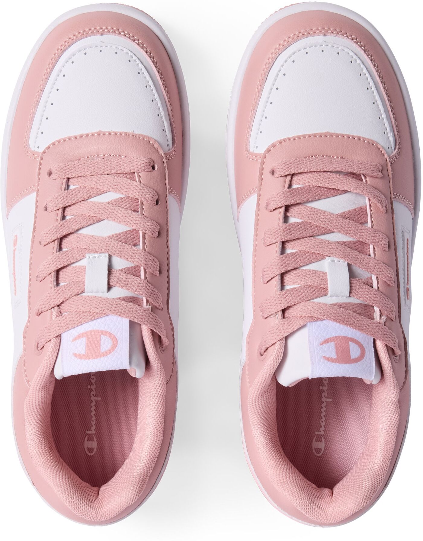 Sneaker CHAMPION "RD18 TWIN PLAT", Damen, Gr. 39, Synthetik, rosa (wht, bir), Schuhe Sneaker wht, bir 39, Synthetik