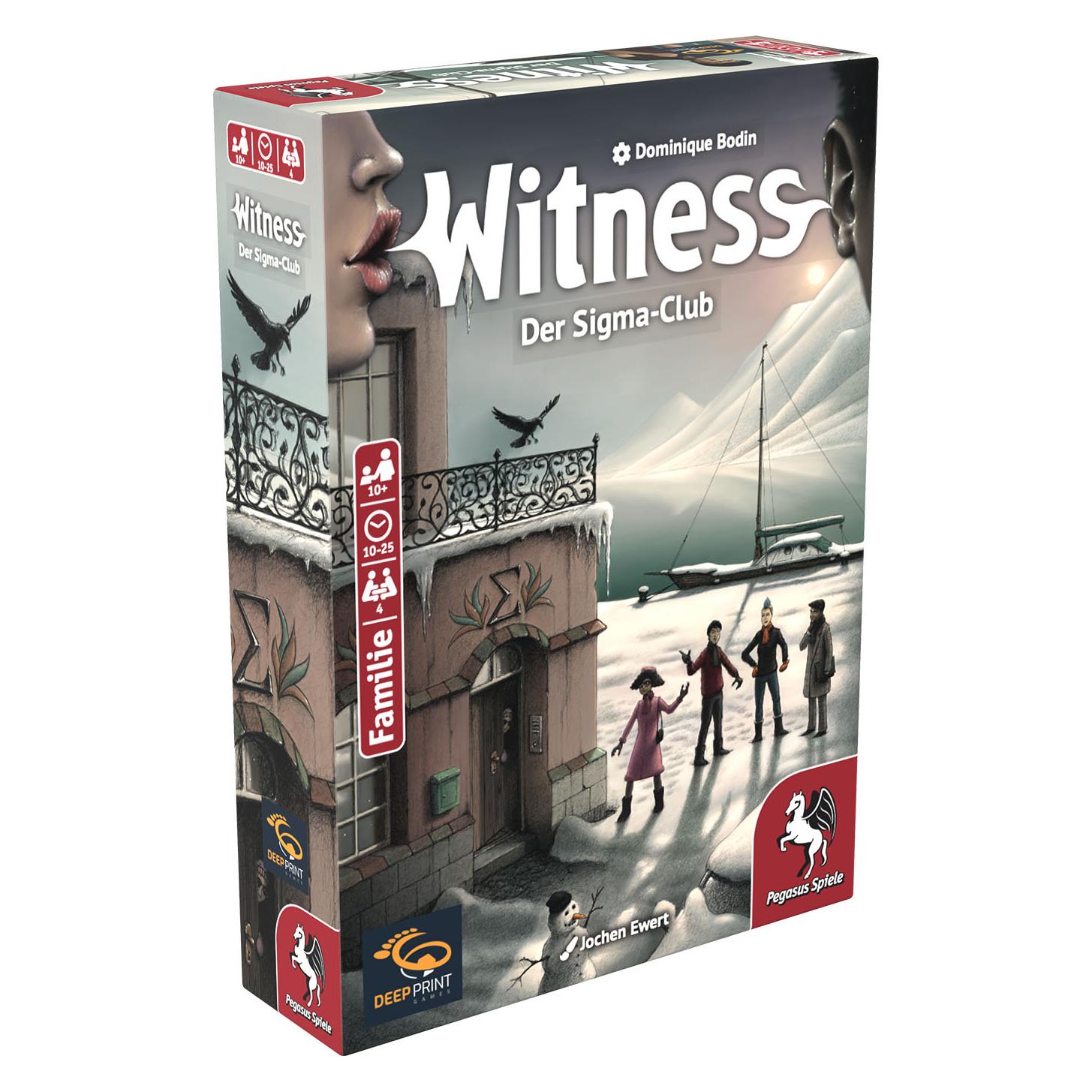 Pegasus Witness - Der Sigma-Club (Deep Print Games) (Deutsch, 4 Spieler) (57819G)