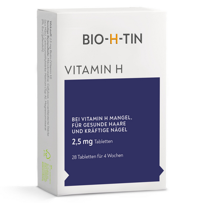 Dr. Pfleger Arzneimittel GmbH BIO-H-TIN Vitamin H 2,5 mg für 4 Wochen Tabletten 28 St 09900426