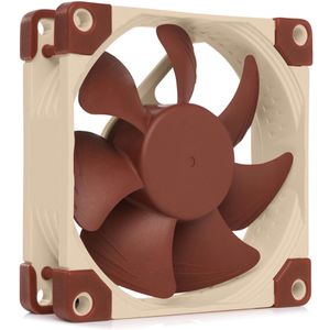 Noctua Gehäuselüfter NF-A8 ULN, 80mm, bis 34,8 m³/h, beige / braun
