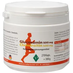 Velag GLUCOSAMIN 500 mg + CHONDROITIN 400 mg Kapseln 270 St