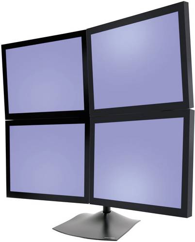 Ergotron DS100 Monitor-Standfuß 4 Display(s) 25,4cm (10") - 61cm (24") Schwarz Rotierbar