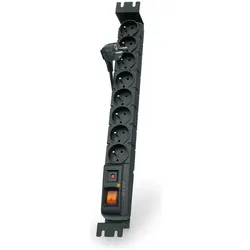HSK, Steckdosenleiste, ACAR- listwa zasilająca S8 FA RACK czarny 1 5m (8x, CEE 7/3, 1.50 m)