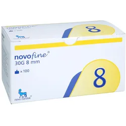 Novofine Nadeln 0.30x8 Mm 30g 100 St