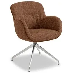 Segmüller Werkstätten Stuhlsessel Tilda01 Stoff Braun