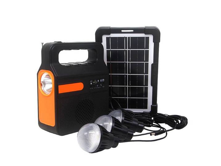 Le plus récent chargeur solaire Kit de système solaire domestique chargeur USB extérieur intérieur Camping panneau solaire générateur Kit avec 3 ampoules LED