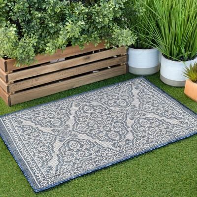 Alise Rugs Vision French Country Floral Indoor/Outdoor Area Rug