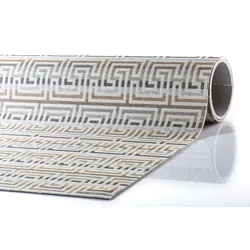 Peyer Syntex In- & Outdoorteppich Mira Jacquard Greti grau 60 cm x 110 cm