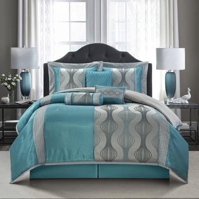 Nanshing Daniella 7-Piece Modern Geometric Comforter Set