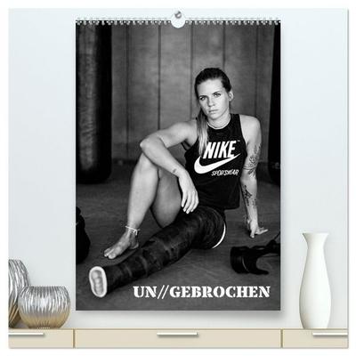 UN//GEBROCHEN (hochwertiger Premium Wandkalender 2026 DIN A2 hoch), Kunstdruck in Hochglanz