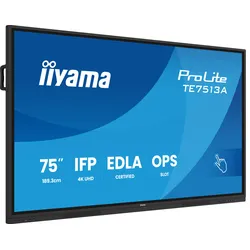 iiyama ProLite TE7513A-B3AG - Interaktives Touch-Display 75 Zoll - 4K UHD - Andr...
