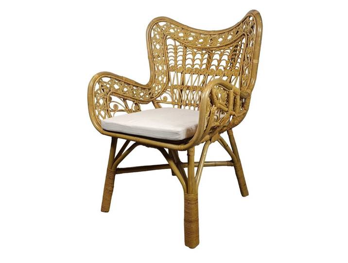 Rattani Rattanstuhl Großer Rattansessel, Rattanstuhl Sparta honigfarben, Sehr schöner Rattansessel im Top - Design .