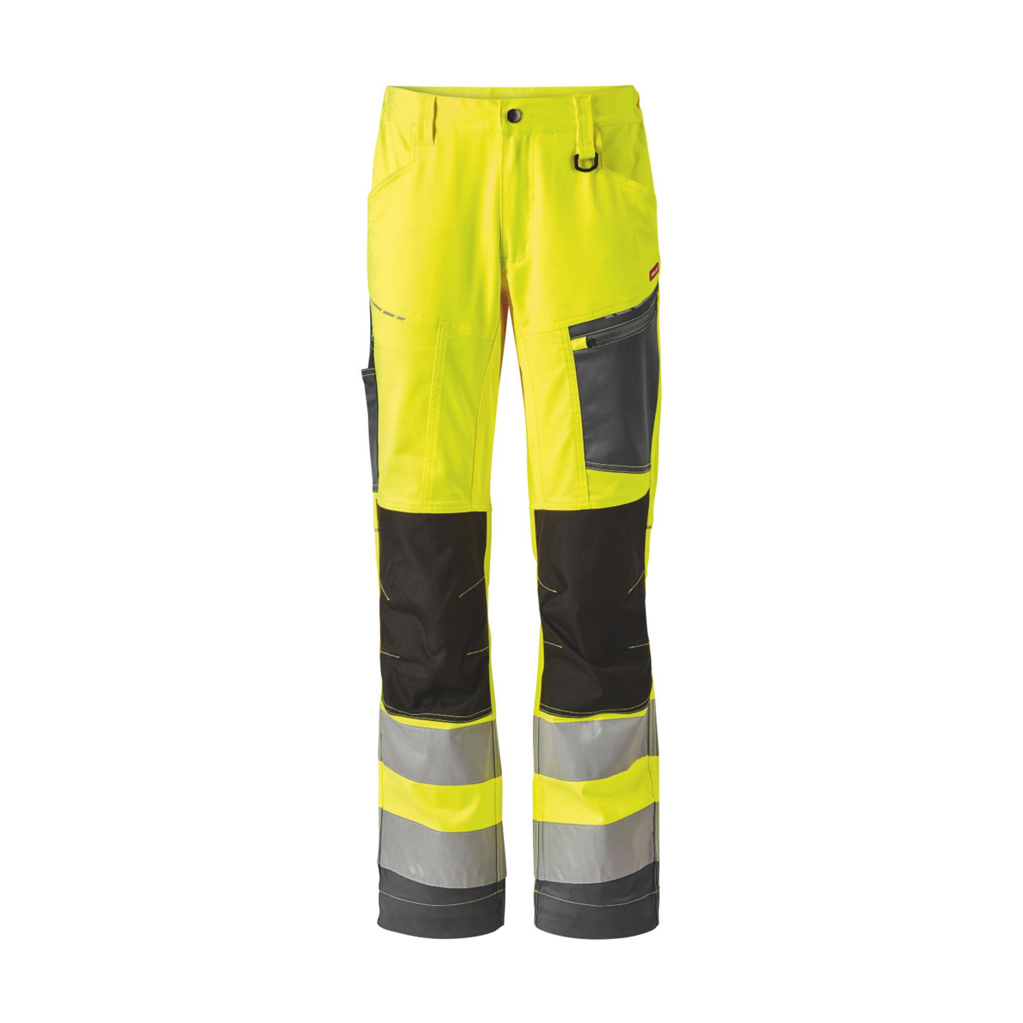 Holex Warnschutz-Bundhose, gelb / grau, Konfektionsgröße 48 (091650 48)